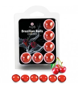 SET 6 BRAZILIAN BALLS CEREZA