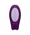SATISFYER DOUBLE JOY CON APP MORADO