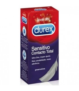 DUREX SENSITIVO CONTACTO TOTAL 6UDS