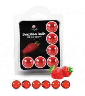 SECRET PLAY SET 6 BRAZILIAN BALLS AROMA FRESA