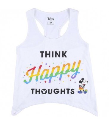 CAMISETA TIRANTES PUNTO SINGLE JERSEY DISNEY PRIDE BLANCO