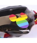 BOLSO RINONERA TRANSPARENTE DISNEY PRIDE MULTICOLOR