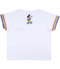 CAMISETA CORTA PUNTO SINGLE JERSEY DISNEY PRIDE BLANCA