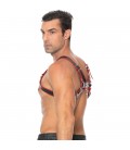 CHEST BULLDOG HARNESS ROJO