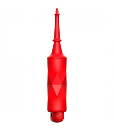 CIRCE BALA LUMINOSA ABS BULLET WITH SILICONE SLEEVE 10 VELOCIDADES ROJO