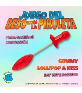 JUEGO CHUPA-CHUPS DOBLE PITO Y LABIOS GOMINOLA