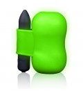 OUCH MASTURBADOR CON VIBRADOR FLUORESCENTE GLOW IN THE DARK