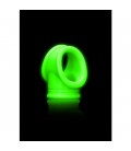 GLOW IN THE DARK - COCK RING & BALL STRAP