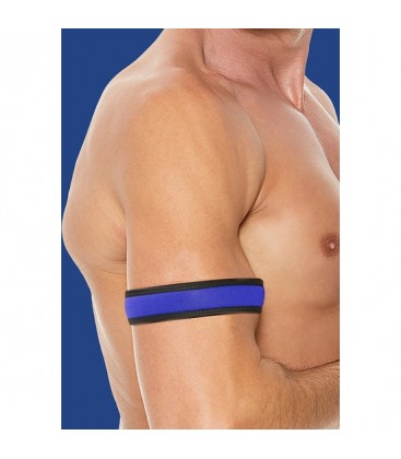 OUCH PUPPY PLAY NEOPRENE ARMBANDS AZUL