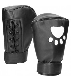 OUCH! PUPPY PLAY - GUANTES DE BOXEO DE NEOPRENO - NEGRO