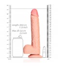 REALROCK PENE REALiSTICO CON TESTiCULOS 10 255 CM