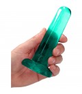REALROCK NON REALISTIC DILDO WITH SUCTION CUP 53 135 CM TURQUESA