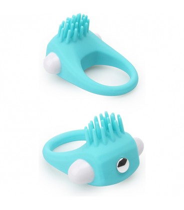 RINGS OF LOVE SILICONE STIMU RING AZUL