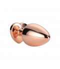 GLEAMING LOVE ROSE GOLD PLUG SMALL