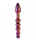 GLAMOUR GLASS RIDGED ANAL DILDO