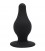 CHEEKY LOVE DUAL DENSITY PLEASURE PLUG XS BLACK