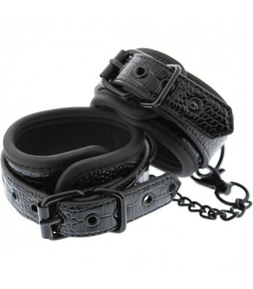 BLAZE ANKLE CUFF CROCO BLACK