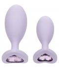 FIRST TIME CRYSTAL DUO PLUGS SILICONA - VIOLETA